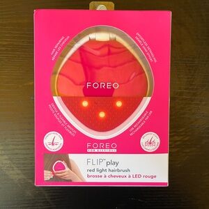 FOREO FLIP Play Red Light Hairbrush | LED Hair Growth Brush | NEW SEALED
